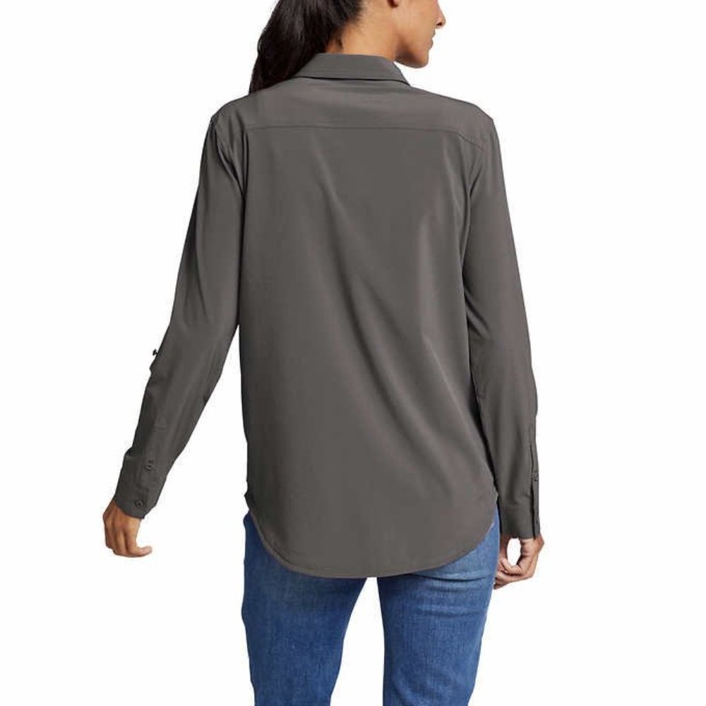 NWOT Departure 2.0 Long-Sleeve Shirt GRAY - Picture 2 of 4
